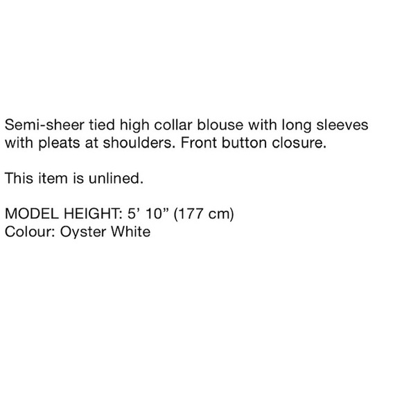 ZARA Jacquard Blouse With Bow - Picture 6 of 8